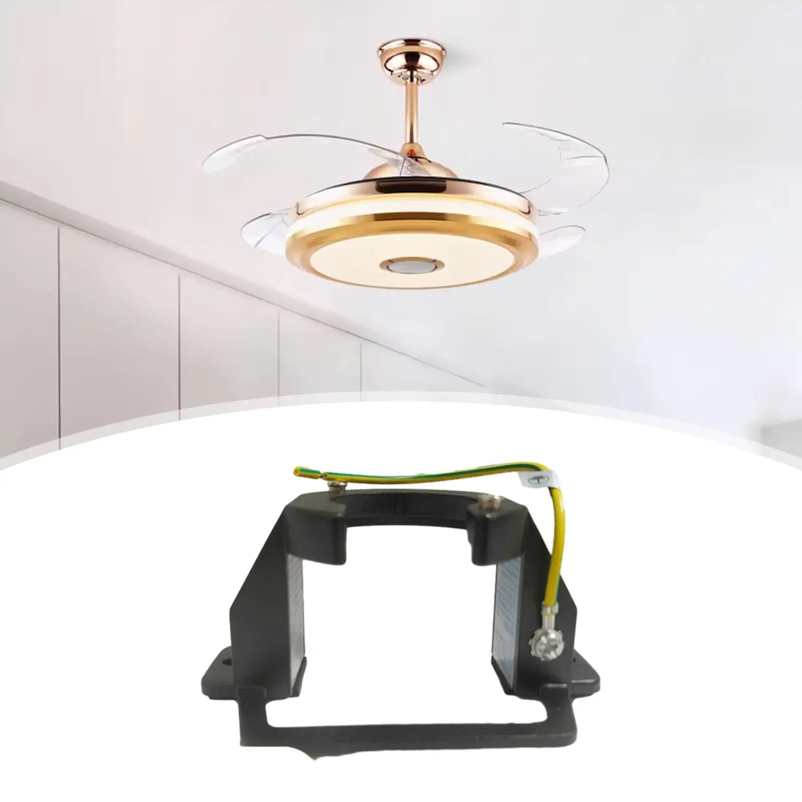 

Ceiling Fan Mounting Bracket for Home Living Room Sturdy Heavy Duty Patio Porch