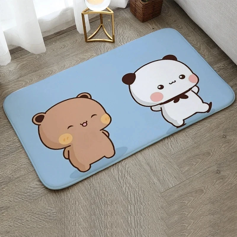 Bubu and Dudu Home Entrance Doormat Balcony Bathroom Floor Mats Welcome Mat Small Size Non-slip Rug Bedroom Carpet Homes Decor