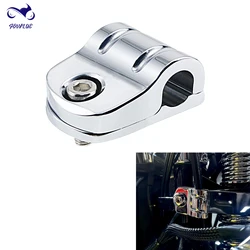 Motorcycle Chrome Clutch Cable Clip Clamp Parts For Harley Davidson Softail Deluxe Slim Fat Boy FLST Fat Boy FLSTF 2000-2022