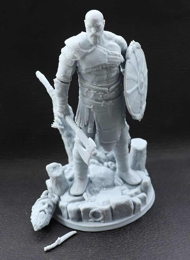 1/24 75mm 1/18 100mm Resin Model God War Warrior Figure Unpainted No Color RW-886