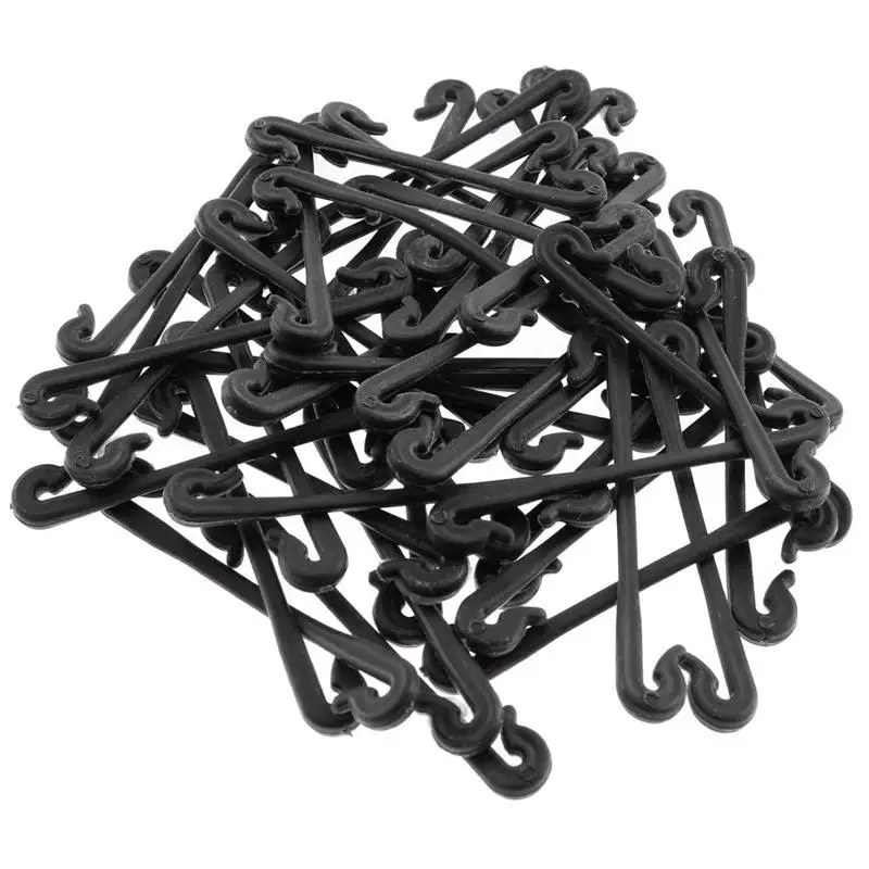 50Pcs Plant Stem Fastener Clips Garden Vine Lashing Hooks Practical Fixed Buckles for Kiwi Grape Cucumber and Tomato Care