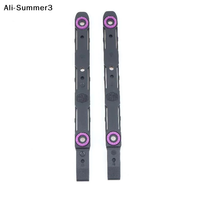 【AH】1Pair Black Plastic Hard Drive Mounting Rails For Cooler Master Chassis Left Right For SATA SSD Computer Connect