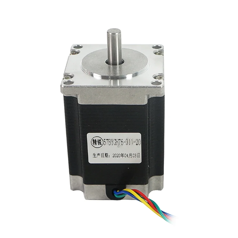 57 Stepper Motor Nema 23 1.5Nm 3A 57BYGH76 Two Phase 4-wires for CNC Router Engraving Milling Machine