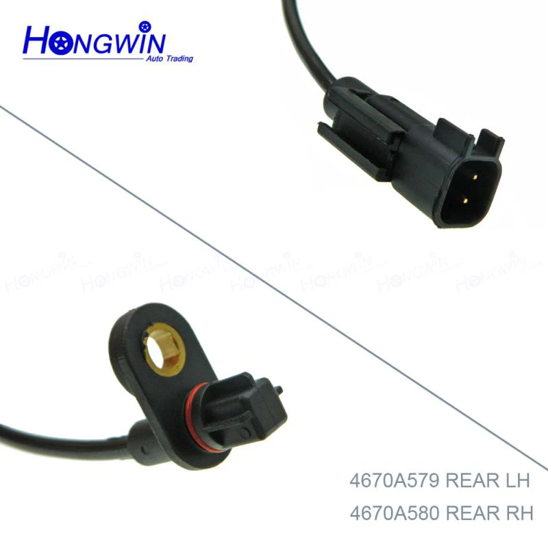 Sensor de velocidade traseiro esquerdo e direito da roda do ABS para Mitsubishi Lancer Outlander, 4670A576,4670A575,4670A580,4670A579, 07-14, 3.0 V6 2.0 2.4