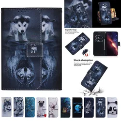 Painted Flip Leather Magnetic Case For Samsung Galaxy A57 A56 A55 A54 a53 A52S a42 A36 A35 A34 A33 A32 4G 5G Protect Cover