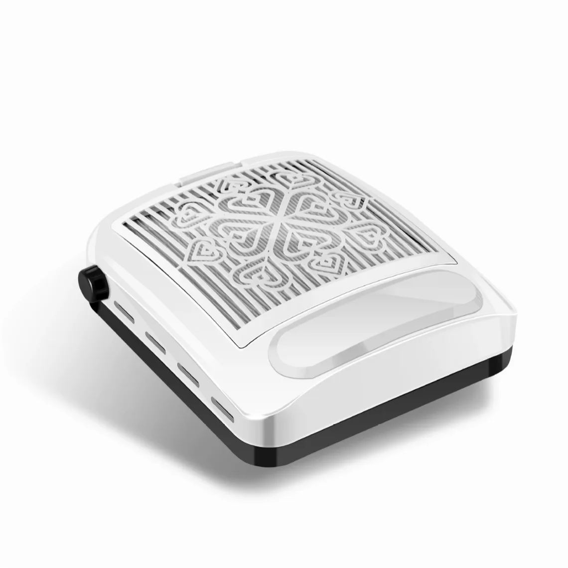 

100W High-Power Nail Dust Collector Strong Suction Nail Polish Remover Adjustable Speed with Filter and Hand Pad Desktop