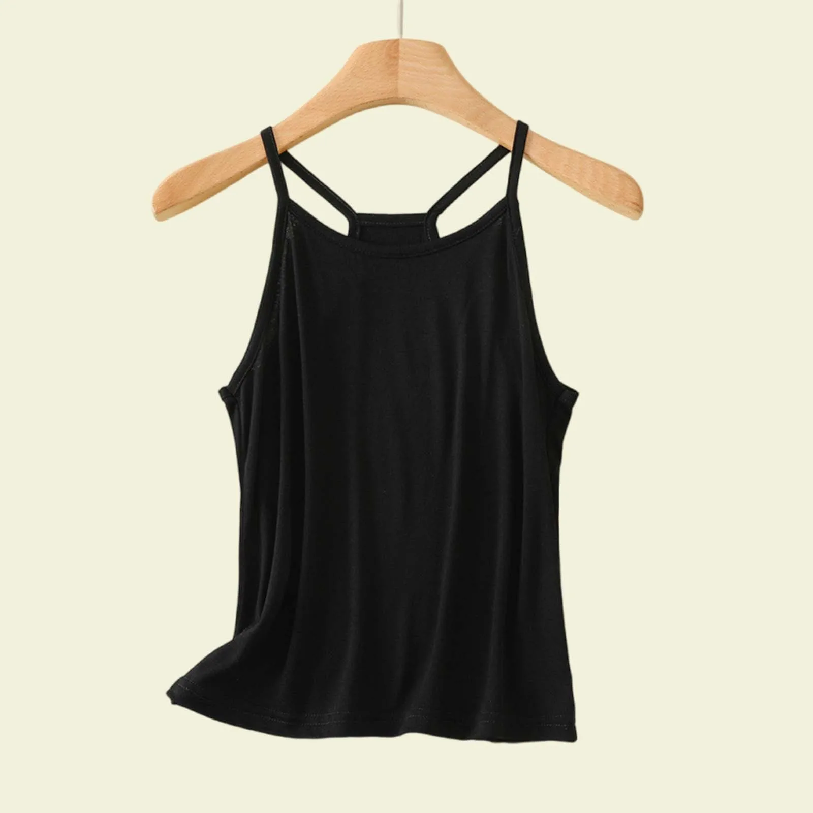 Womens V Neck Cam Is Ol E Tank Top Spaghetti Strap Racerback Cam Is Blouse Shirt Back Support Top Women