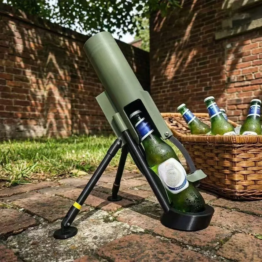 1PC Creative Beer Bottle Opener Suitable for 330ml Hands-free Tactical Cap Opener Camping Fun Bar Beer Bottle Opener Beer Tool