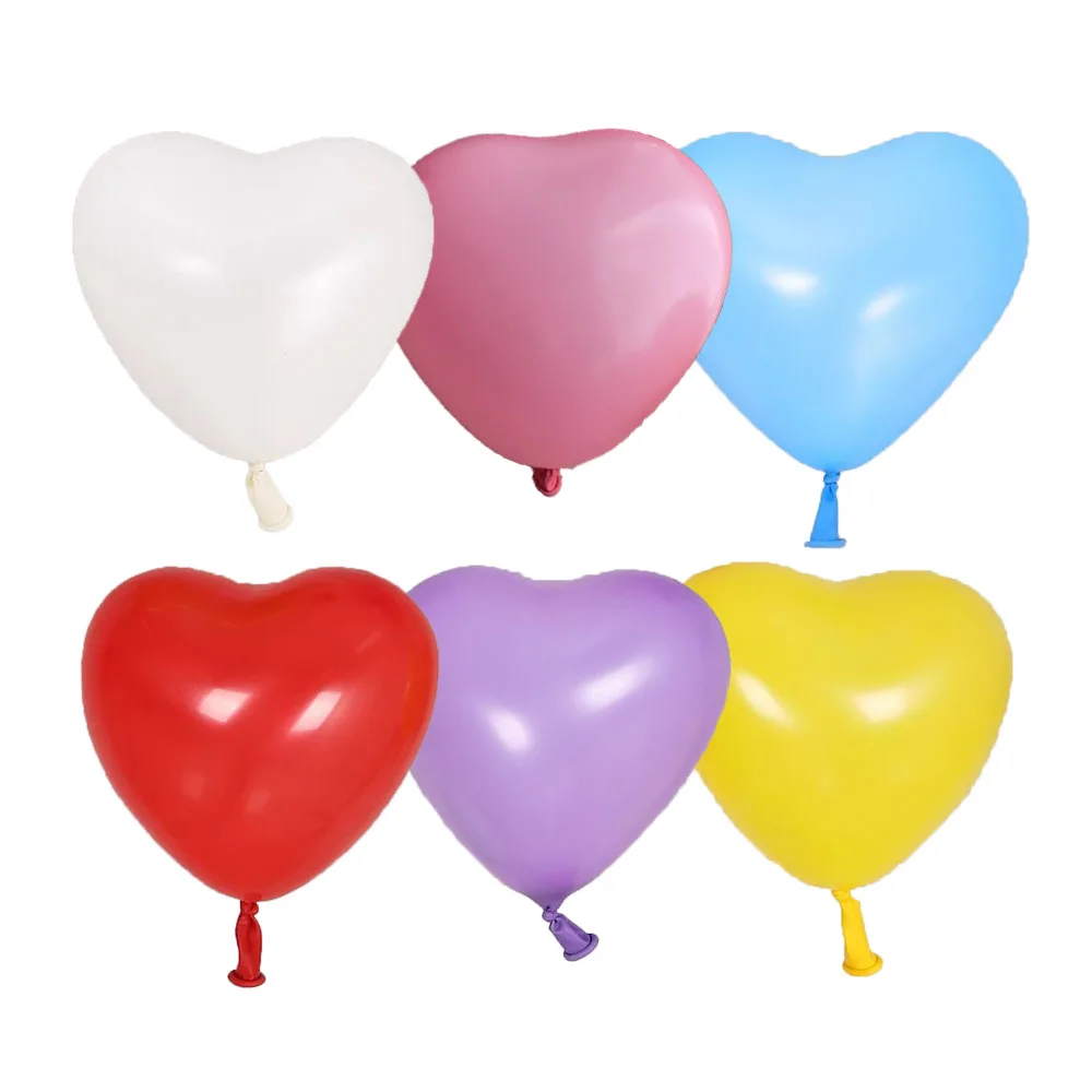 10/20pcs Latex Balloons 6Inches Heart Shaped Balloons for Marriage Proposal Wedding Birthday Party Anniversary Baby Shower Decor