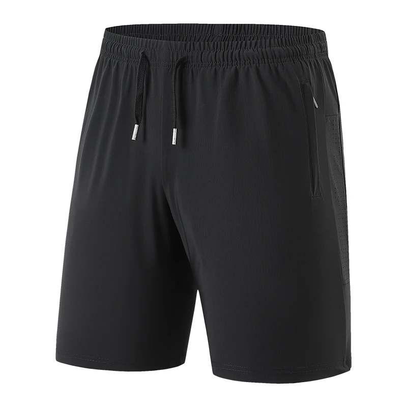 

Men's Outdoor Cycling Sports Fashion Ice Silk Quick Drying Five Quarter Pants Summer Lightweight Breathable Loose Shorts