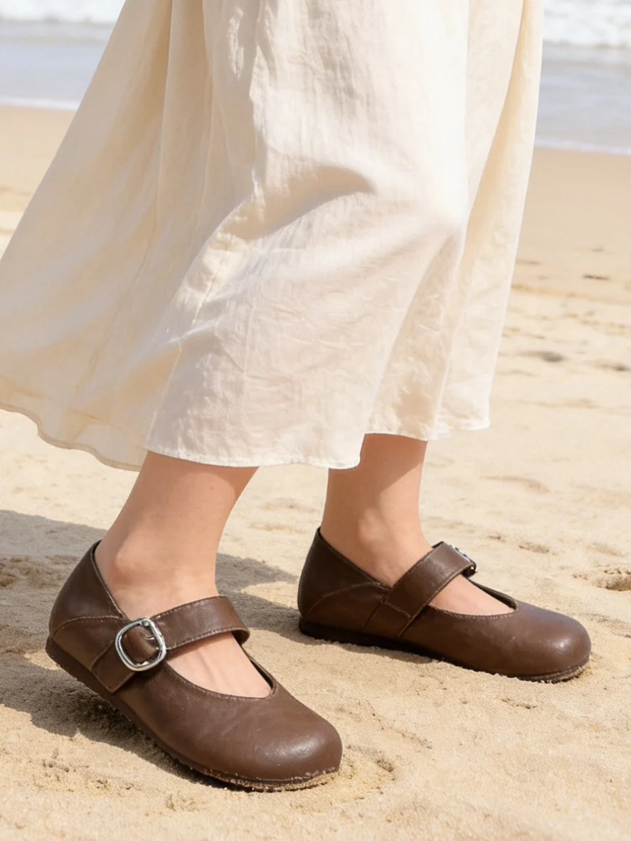 women's-wide-front-palm-mary-janes-oes-size-44-45-slip-on-faionable-flat-heels-breathable-leather-inner-comfortable-sprin