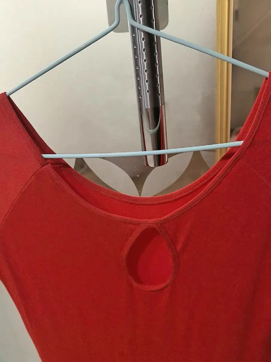 Costume da ballo latino per donna Sala da ballo Danza moderna Altalena Costume da ballo Concorso di danza Pratica Costume da spettacolo teatrale