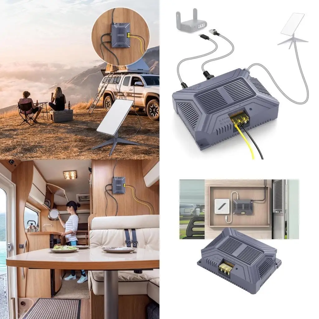 

D08B Plugs & Play Poe Power Adapter 12V 180W For Satellite Dish USB Type C Converter