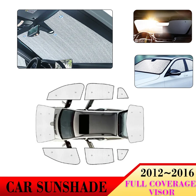 

Car Sunshades For Honda CR-V CRV CR V 4 2012-2015 2016 Windshield Sun Visors Sun Protection Windows Sun Blinds Car Accessories