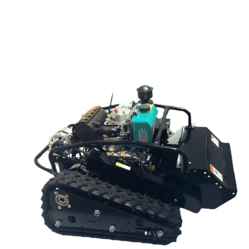 

Small crawler grass crusher