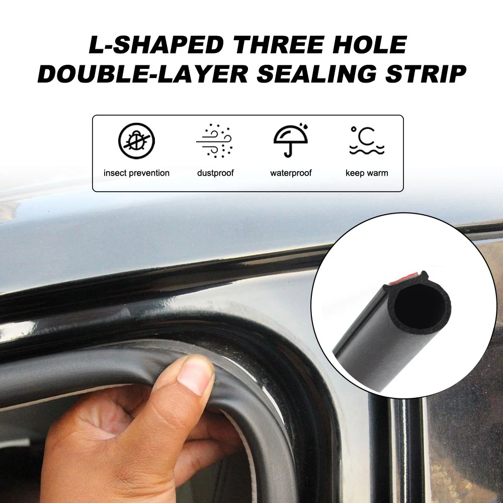 

Уплотнительная лента для двери автомобиля 3,5 м, автоматический резиновый герметик, изоляция типа D, защита от пыли, звукоизоляция, уплотнительная лента для окна автомобиля, резиновые уплотнения