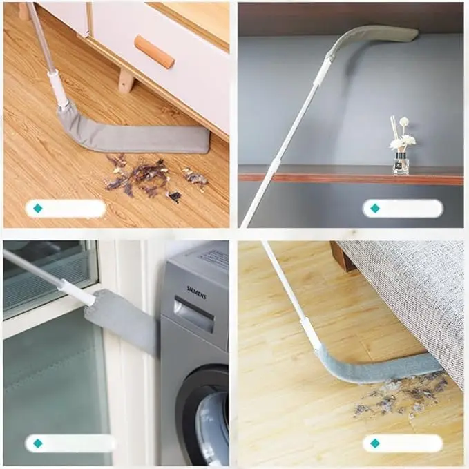 

Retractable Gap Dust Cleaner Cleaning Tools Dusting Cloths Long Handle Washable and Retractable Duster Brush for Cleaning Under Appliances Furniture Couch Fridge