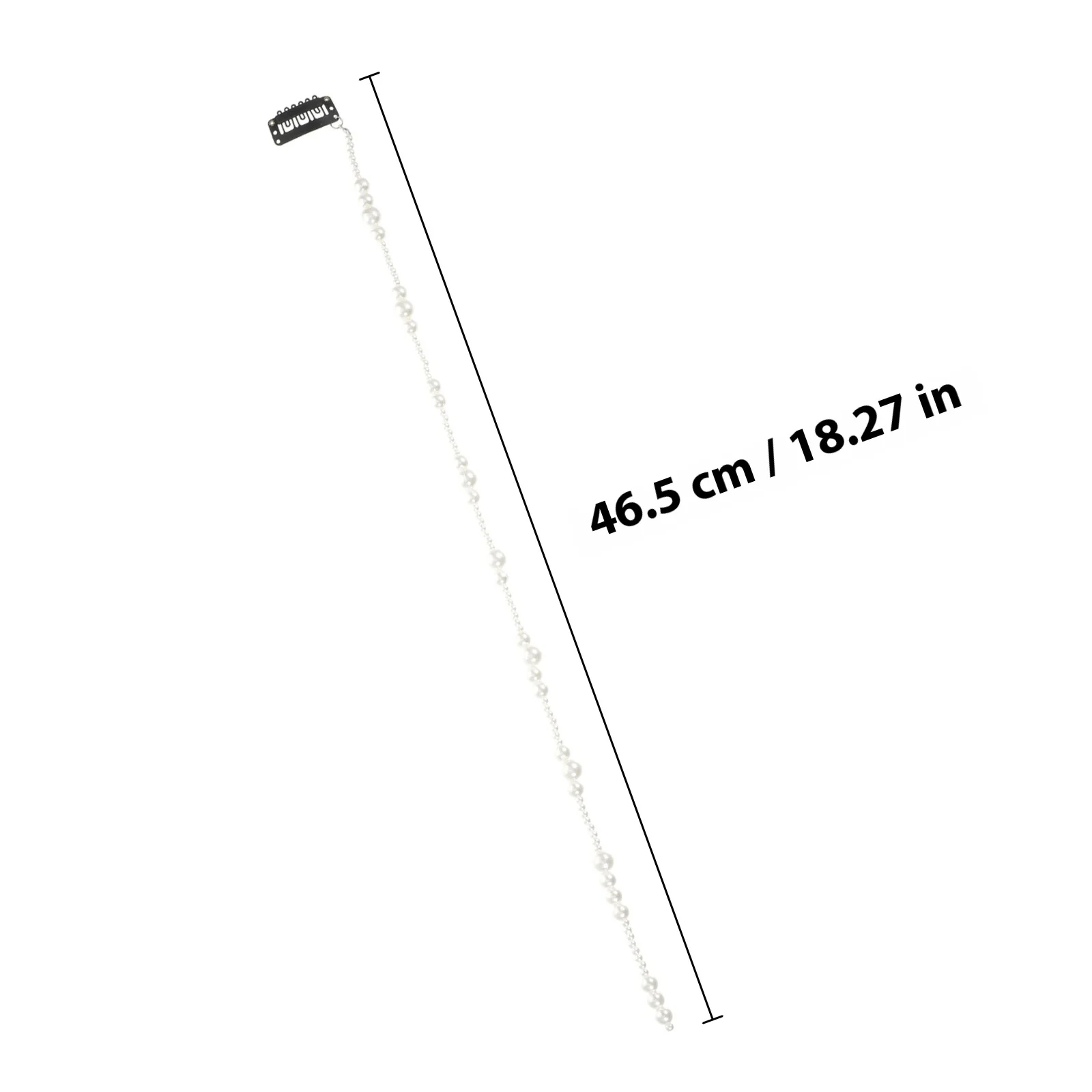 3Pcs Pearl Hair Chains for Women Elegant Hair Extension Clips Wedding Birthday Party Accessories Clip in Braids