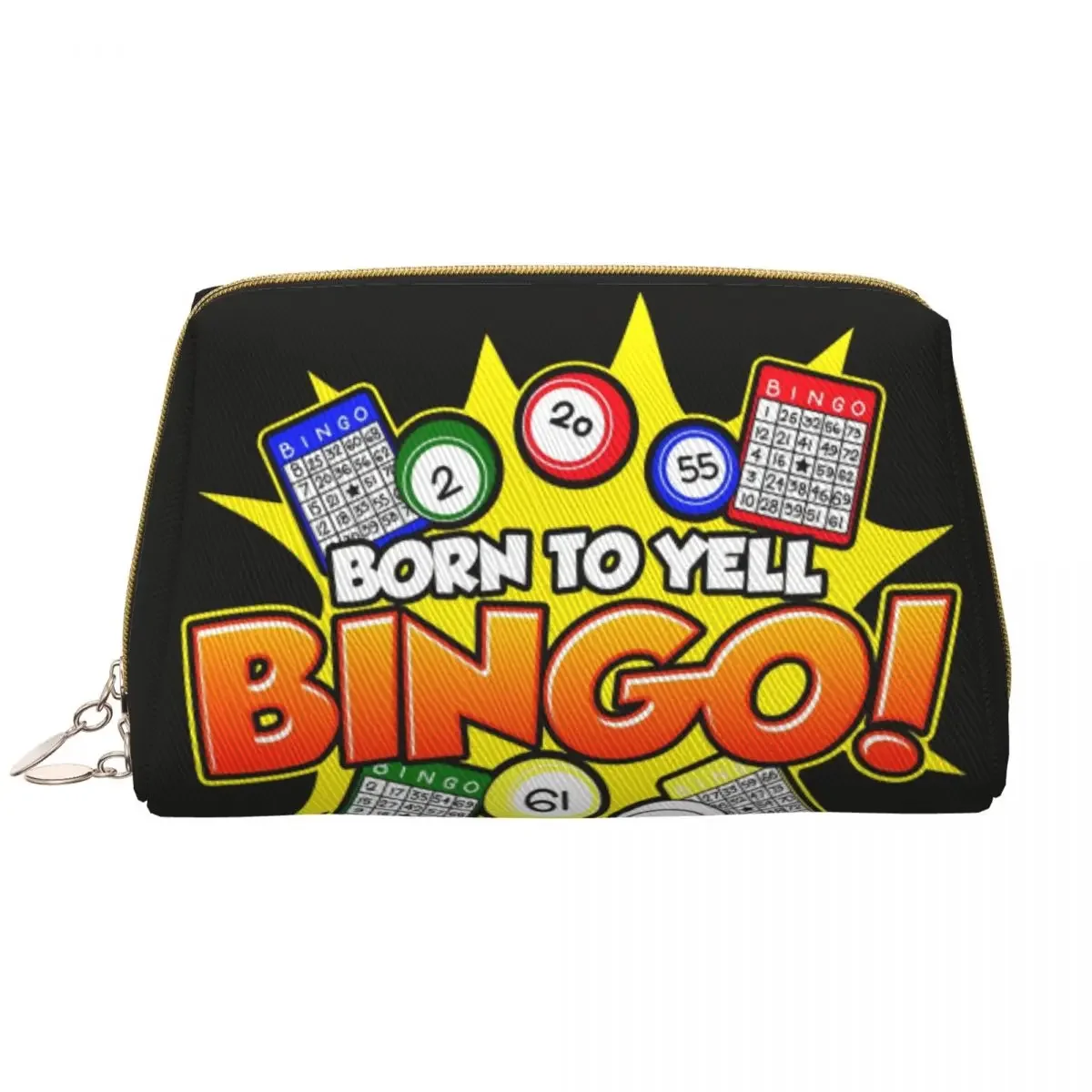 

Бумажная игровая косметичка Bingo, женский дорожный косметический органайзер, милые сумки для хранения туалетных принадлежностей