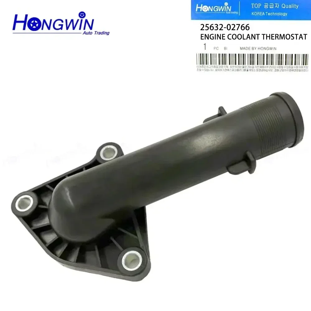 2563202766 Engine Coolant Thermostat Housing 2550002800 25600-02870 For HYUNDAI i10 PA 1.1 LPG 2011-2013 Hyundai I10 2008 2015