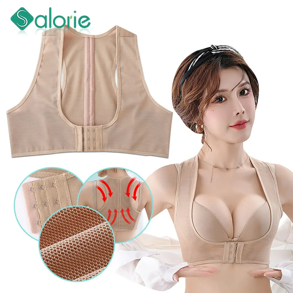 Chest Posture Corrector Invisible Body Shaper Women Adjustable Elastic Back Support Belt Shoulder Brace Body Shaper Corset