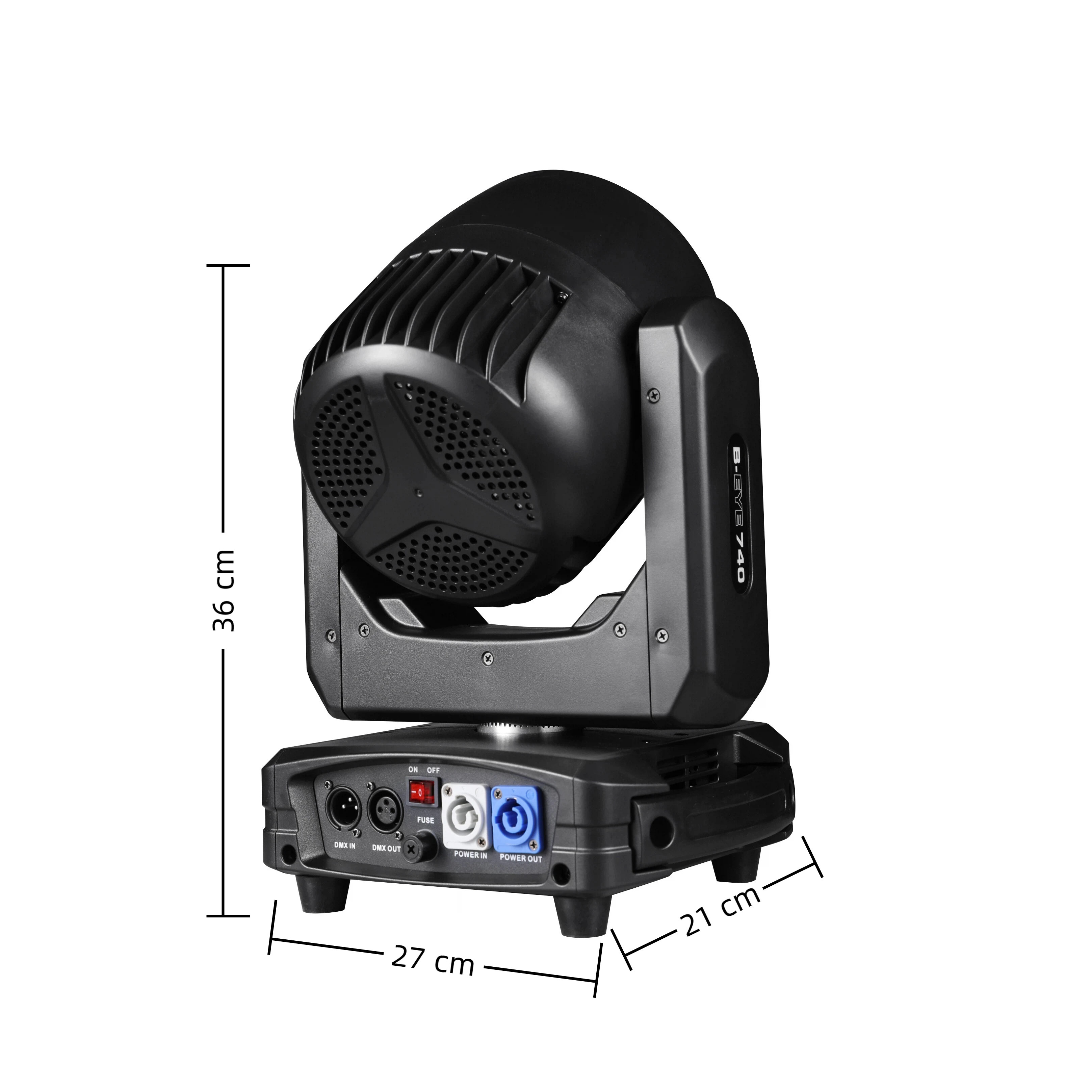 7X40W Eye Beam Zoom Light Stage Moving Lights RGBW 4in1DMX512 Control For DJ Disco Party Nightclub Wedding KTV
