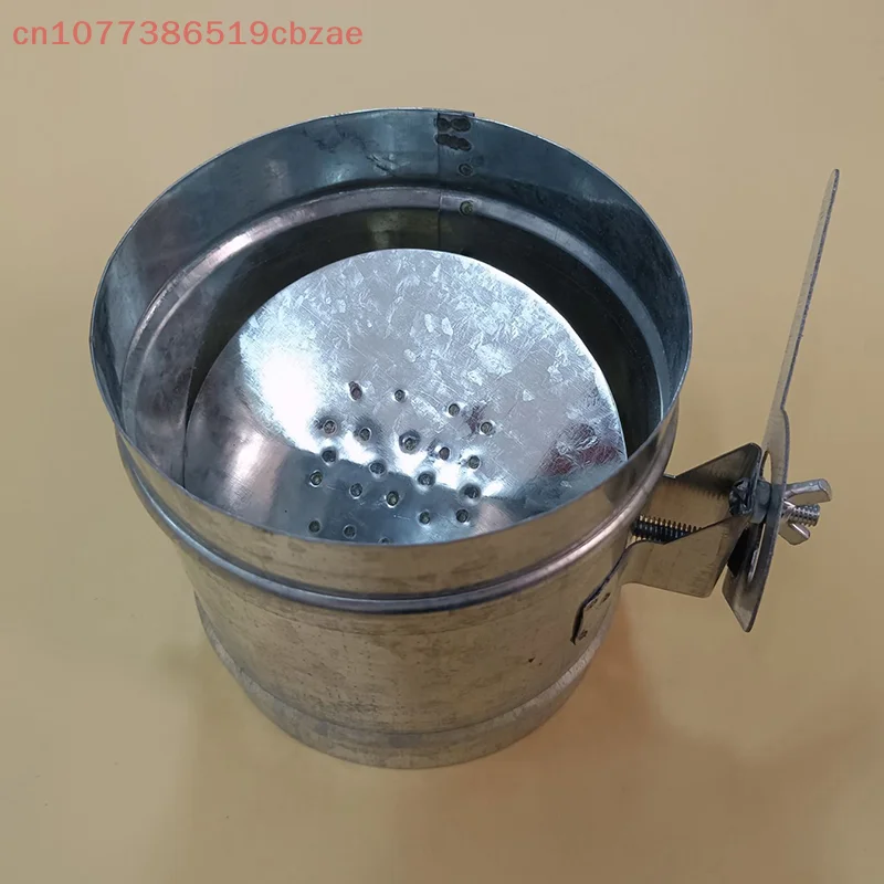 

Adjustable Air Vent Grille 95 mm and 125 mm Round Ducting Ventilation Cover for BBQ, Smoker, and Stove Exhaust Systems