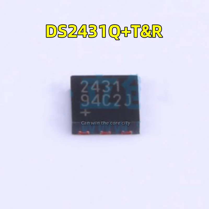 5-100 PCS / LOT new DS2431Q + T & R DS2431Q silk screen 2431 TDFN-6 memory IC chip in stock