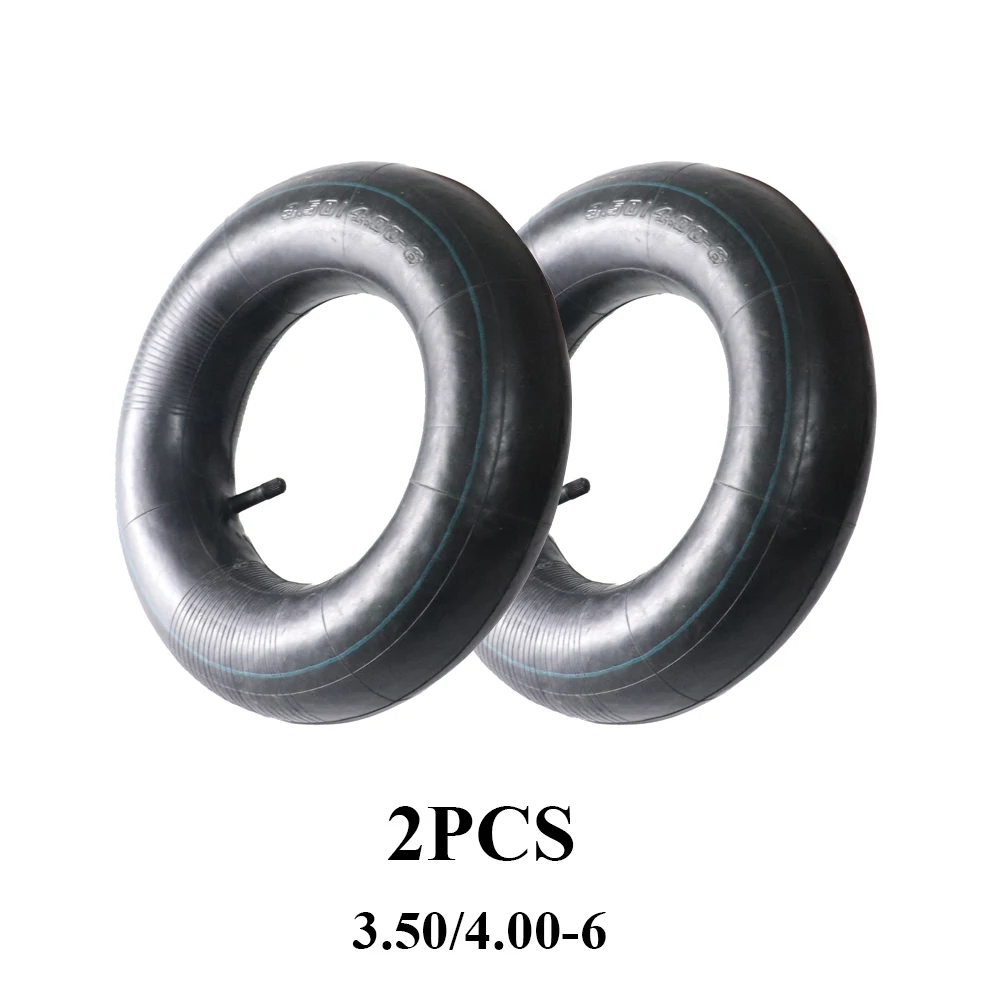 Inner Tire 3.50/4.00-6 Tire Tube 3.50-6 4.00-6 Camera for E-Bike Wheelbarrow Scooter Mini Motorcycle Mowers 6inch