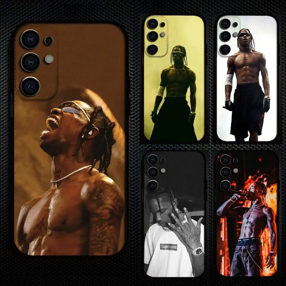 

Rap T-Travis S-Scot Phone Case For Samsung S25,S24,S21,S22,S23,S30,Ultra,S20,Plus,Fe,Lite,Note,10,9,5G Black Cover