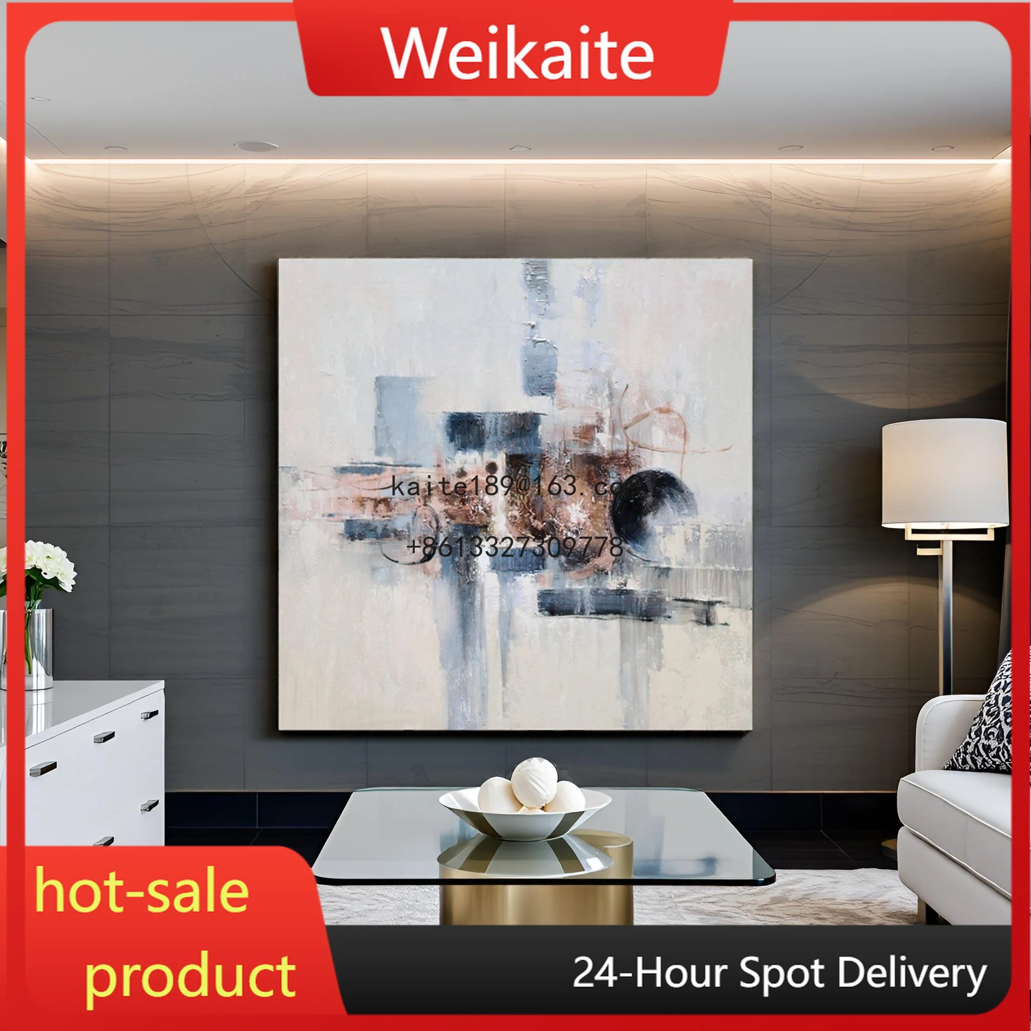 Factory Direct Mural Oil Painting Canvas Abstract Modern Texture Handmade Acrylic Art Subject Still Life