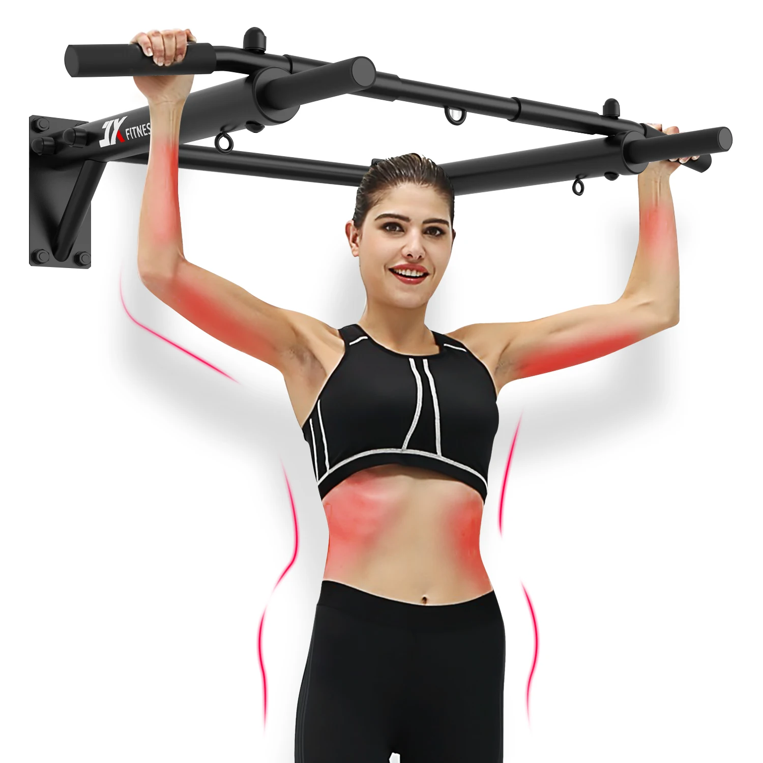 Hot Sale Home Use Pull-up Bar Horizontal Bar Wall Trainer