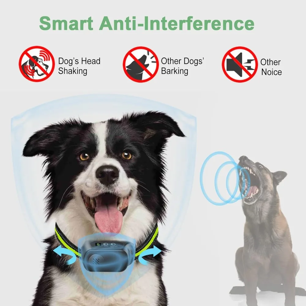 

PB20 Anti Bark Collar Automatic Dog Barking Control Device Low Power Vibration Training Collar