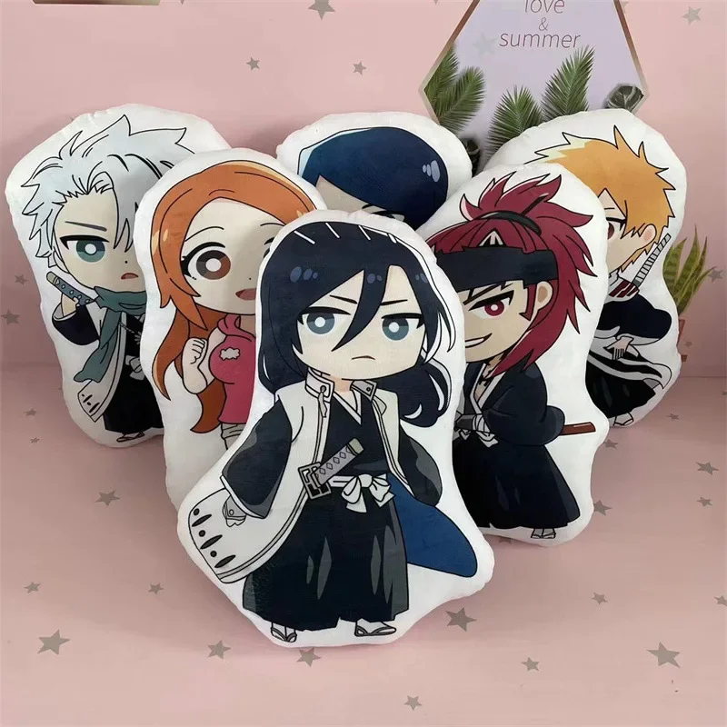 Animation Derivatives Standing Posture Plush Printed Mini Pillow Pendant Hitsugaya Toushirou Hinamori Momo Sojiro Kusaka Gift