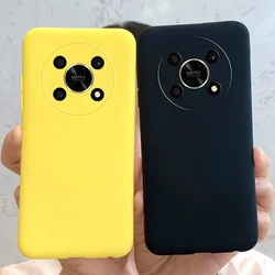 For Honor Magic4 Lite Case Soft Candy Color Silicone Phone Cover For Honor X9 X30 Magic 4 Lite 5G ANY-NX1 ANY-LX2 ANY-LX3 Cases