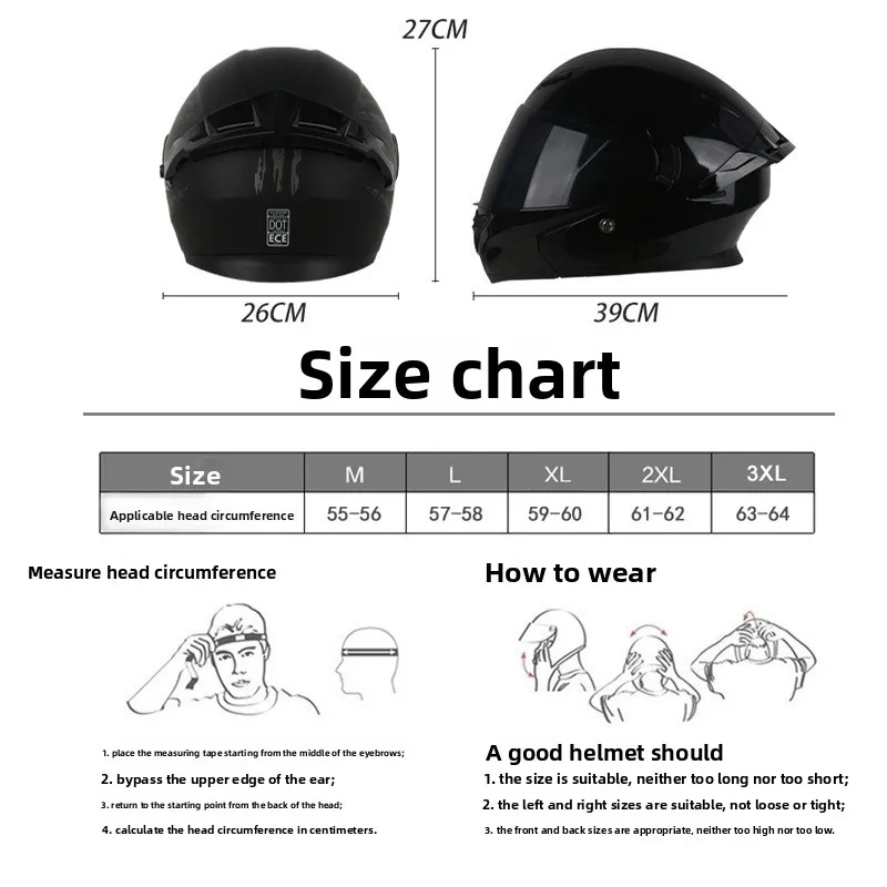 خوذة دراجة نارية بعدسة مزدوجة خوذة مقسمة متقاطعة لركوب الدراجات في الهواء الطلق خوذة كاسكو موتو مع سماعات رأس بلوتوث #2