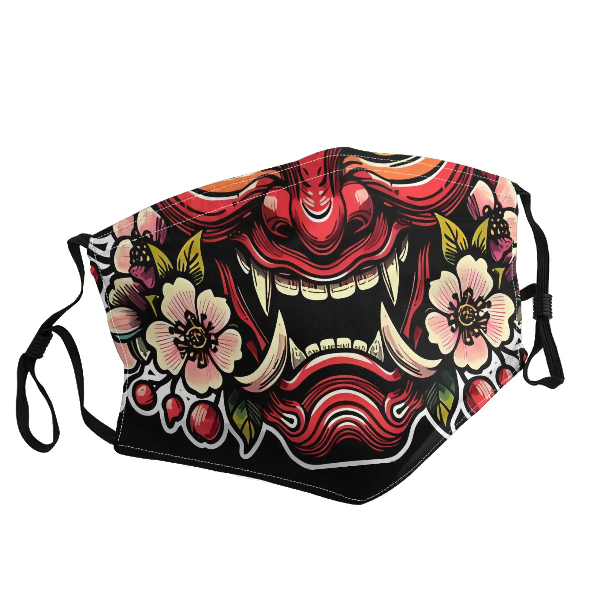 

Японская маска Они унисекс для активного отдыха с модным принтом