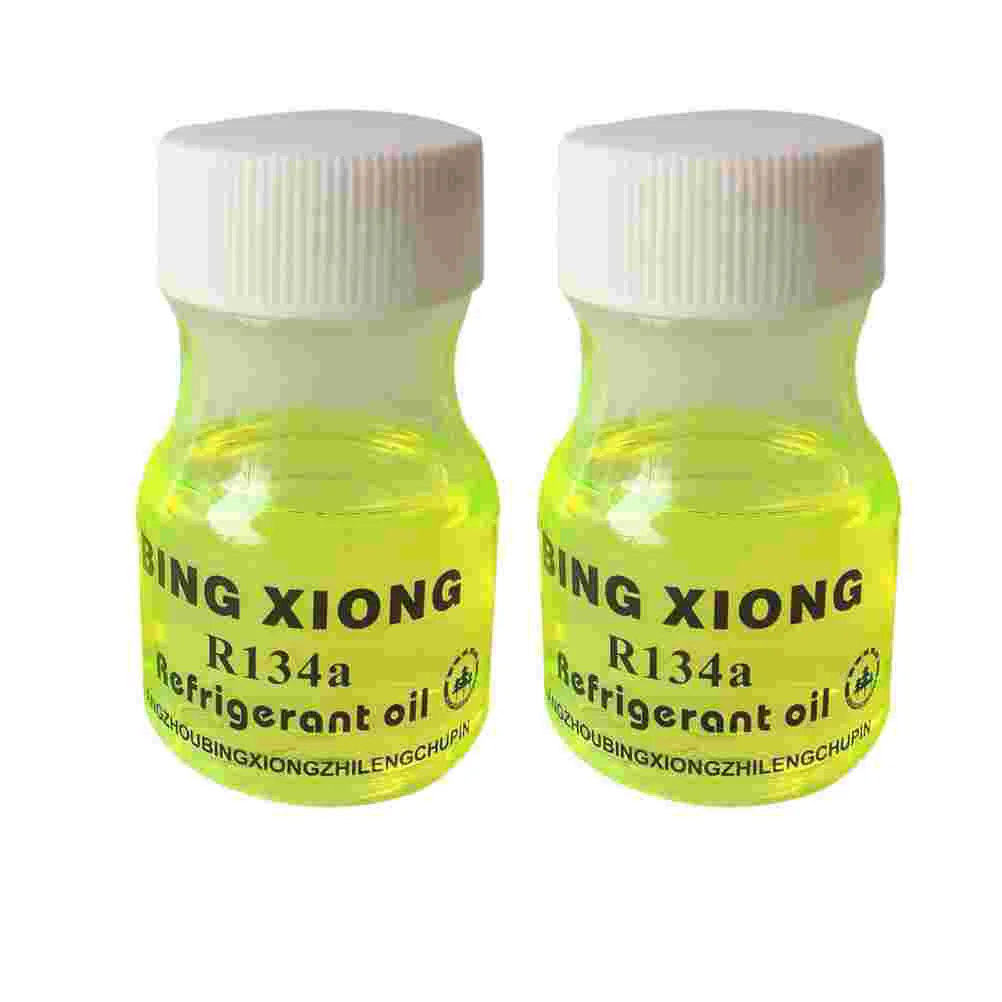 2 Pcs Air Conditioning Oil Dye Fluorescent Leak for Automobile Air Conditioners Air Condition Leak Discovery