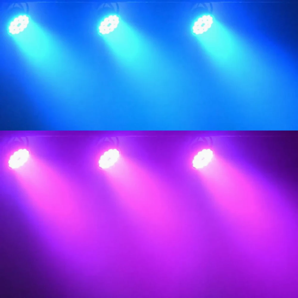 Jacmui 180 واط LED الاسمية ضوء داخلي DJ المرحلة تأثير الضوء RGBWAUV 6in1 اللون خلط DMX التحكم عطلة ضوء لعرض الحفلات