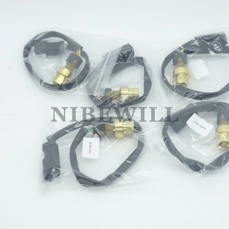 239-3478(With wire) Oil Pressure Sensor Switch for Caterpillar E345c E349d C15 C11 C13 C18 Heavy Equipment Parts