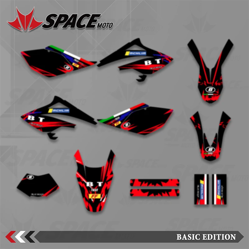 

SPACE Full Graphics Decals Stickers Motorcycle Background for Beta RR 50 2006 2007 2008 2009 2010