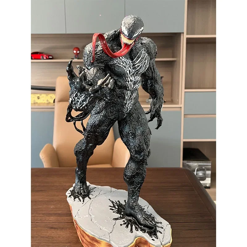 

30cm Marvel Venom Villain Gk Anime Figures Model Ornaments Oversized Statue Animation Peripherals Collection Of Model Toys Gifts