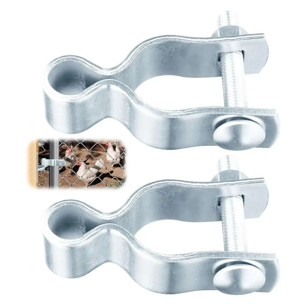 

Galvanized Steel Gate Frame Hinges Hardware Durable Chain Link Gate Hinge Kit Corrosion Resistant Gate Chain Outdoor
