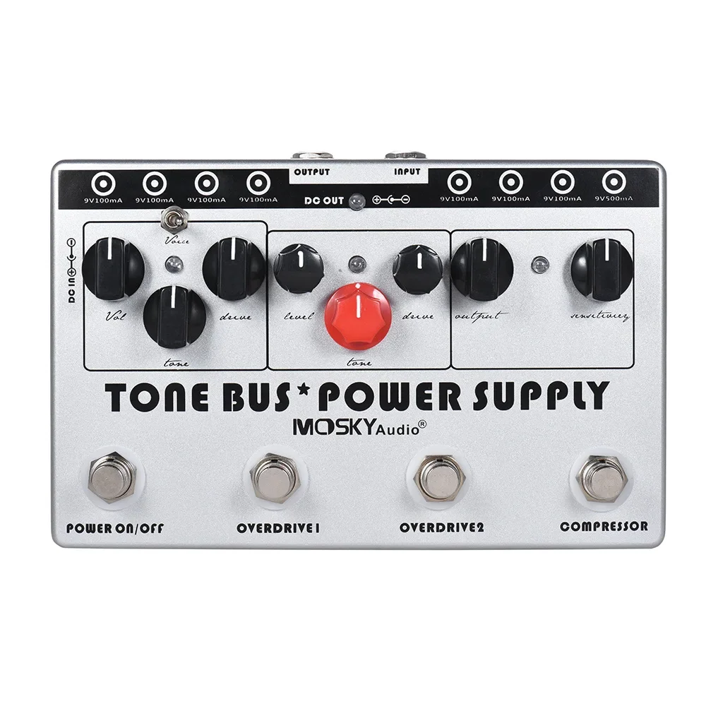 

Hooqu New Style Multi-functional Effector 3 Effects Pedal 8 Outputs Power Supply In 1 Unit Effect Pedal