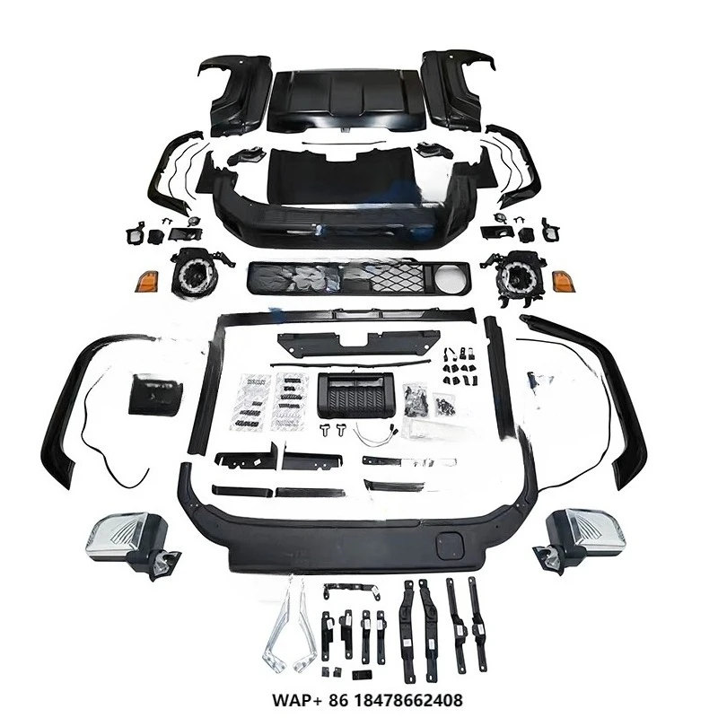 

Maictop 1:1 Upgrade Kit Front Bumper Body Kits for Land Cruiser LC79 LC78 LC76 Upgrade to New Model 2024 LC71