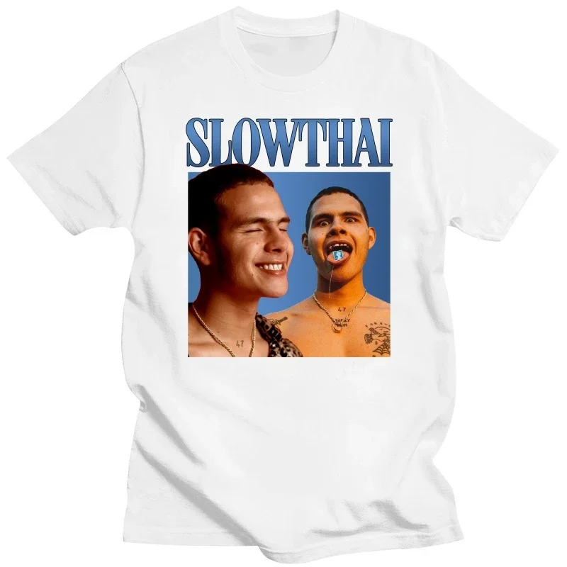 Tshirt Slowthai 90 Vintage Unisex White men clothing graphic t shirts harajuku oversized t shirt