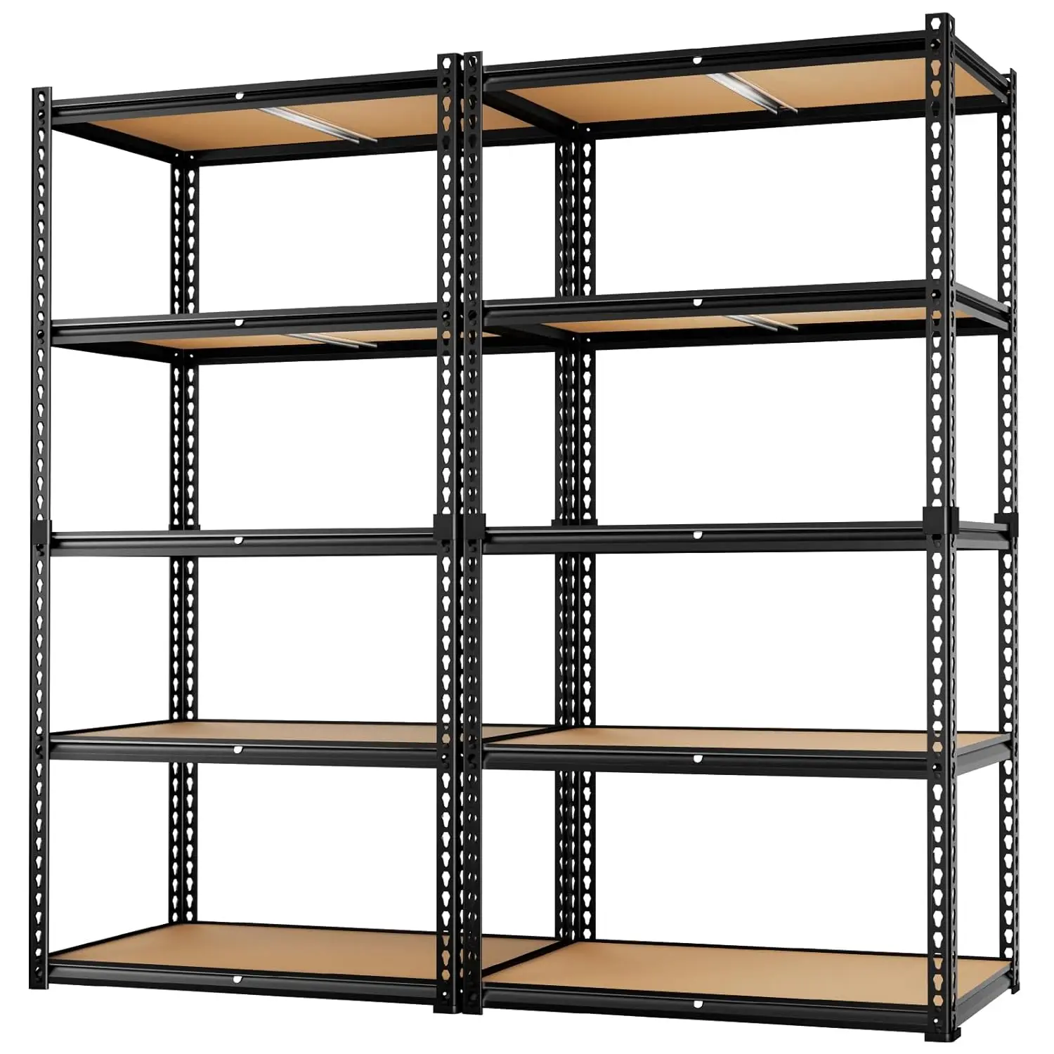 

5-Tier Heavy Duty Storage Shelving Unit 2000lbs Adjustable Metal Shelf 35x16x73 Garage Kitchen Pantry 2Pack, Customized