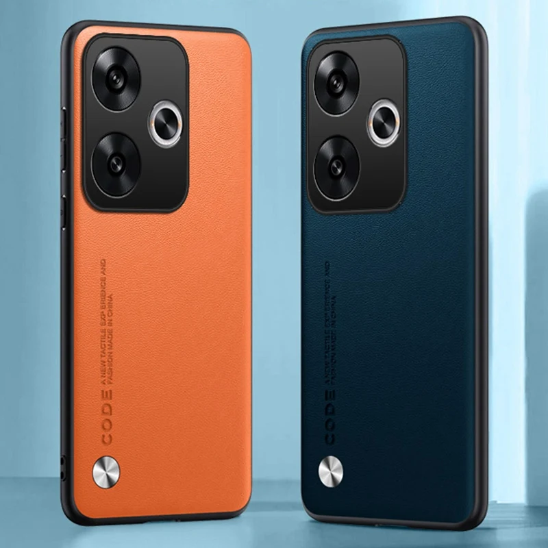 PU Ledertasche Für Xiaomi Poco F6 5G Zurück Abdeckung Silikon Stoßfest Voller Schutz Telefon Fall Für PocoF6 Redmi turbo 3