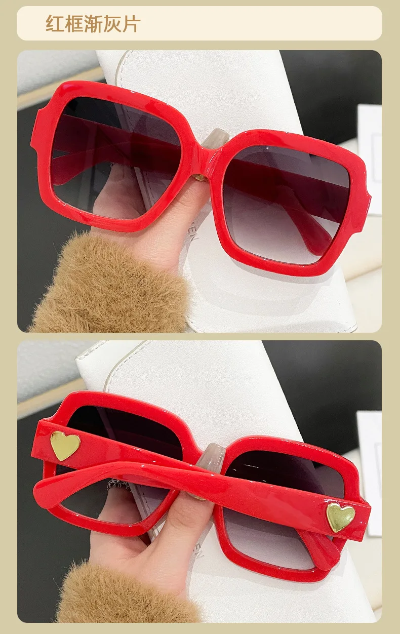 Neue Vintage Quadratische Sonnenbrille für Damen und Herren Marken-Rechteck-Sonnenbrille Ovale Brillen für Männer und Frauen – Detail 10