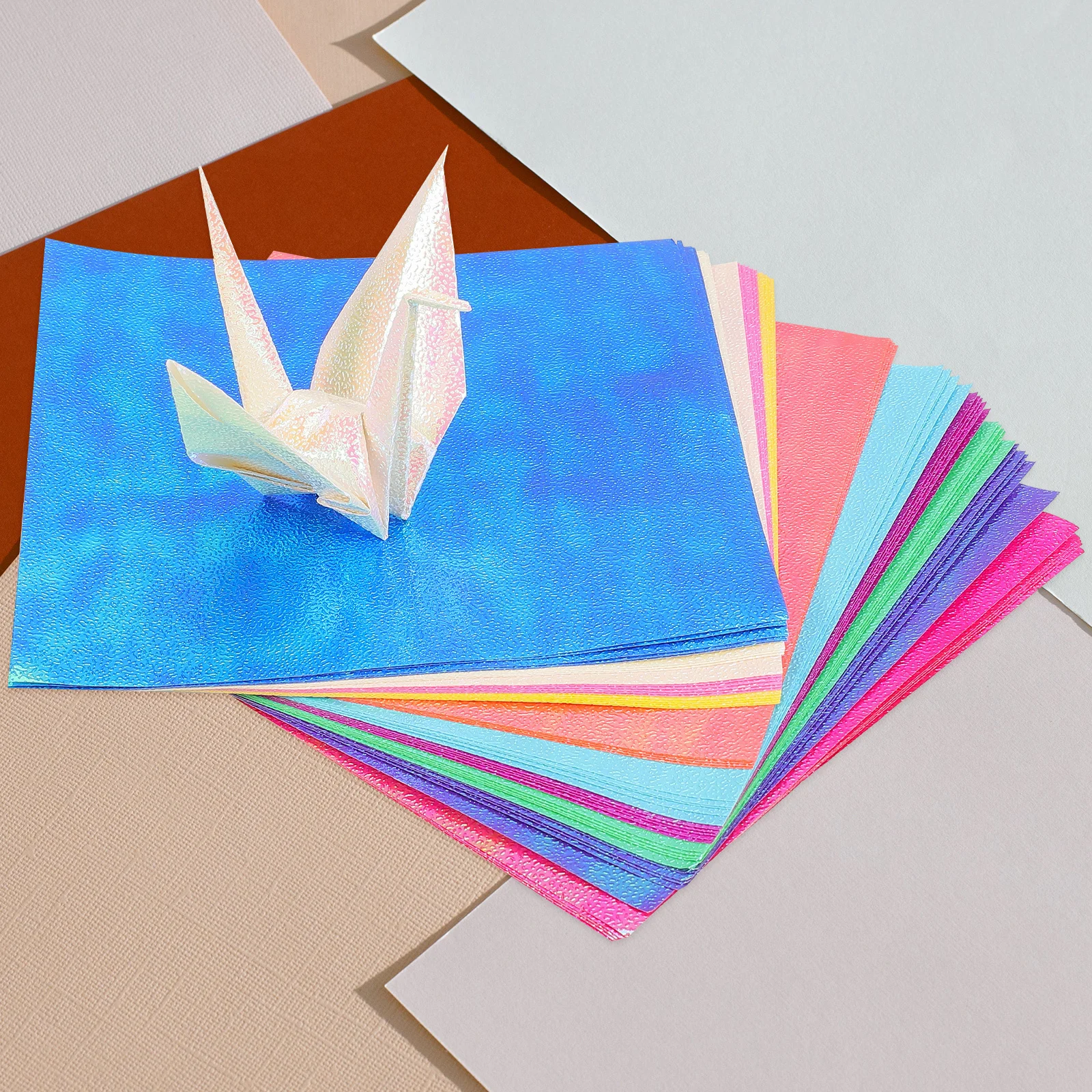 50 قطعة اوريغامي DIY بها بنفسك للطي الحرف اليدوية النشاط الملونة قطع الورق لوازم الفن الحرفية الزخرفية صنع الورق